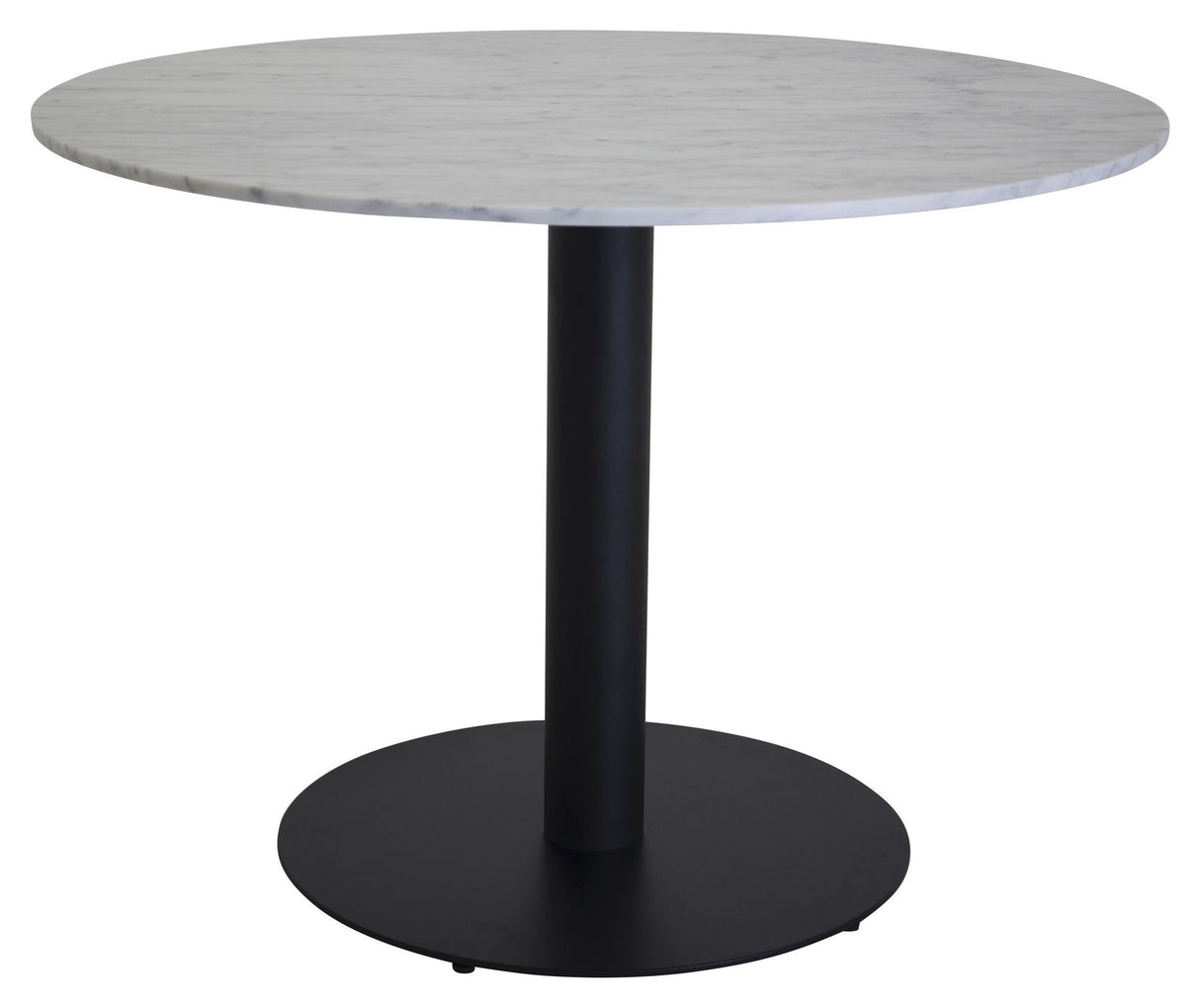 Estelle Dining table, White marble, Ø106