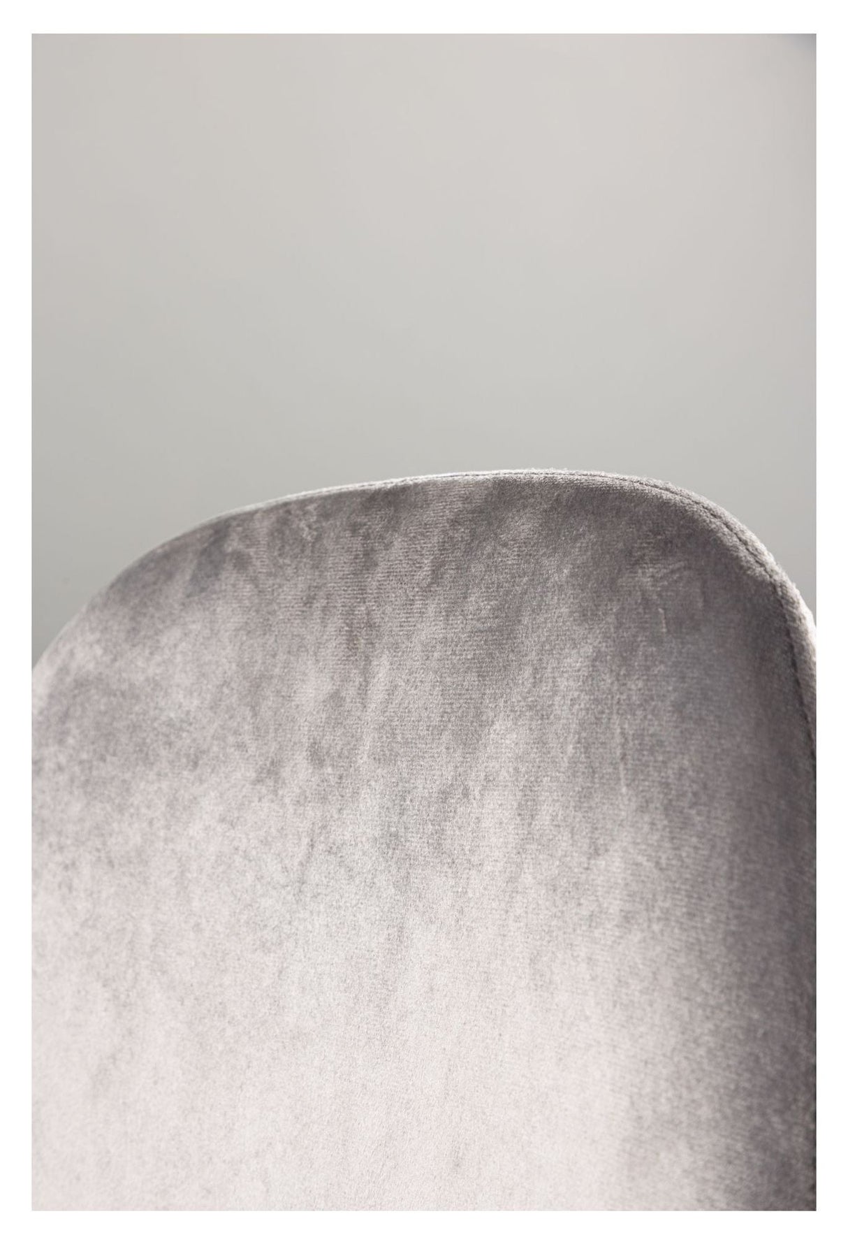 Eva Dining chair, light gray velvet