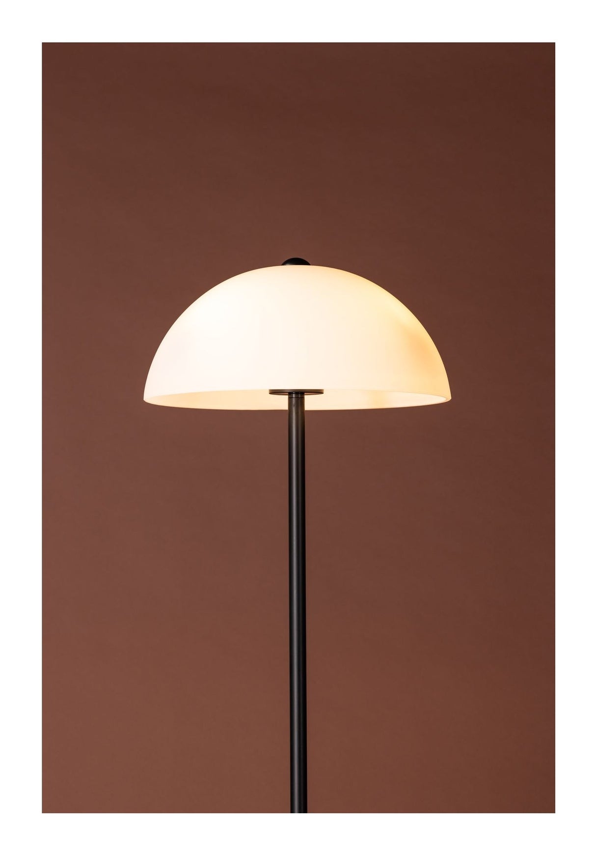 Ferrand Floor Lamp, Glass, White