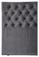 Furuvik headboard, Dark gray velvet, B:160