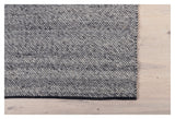 Ganga wool mix carpet, 171x243, Silver gray