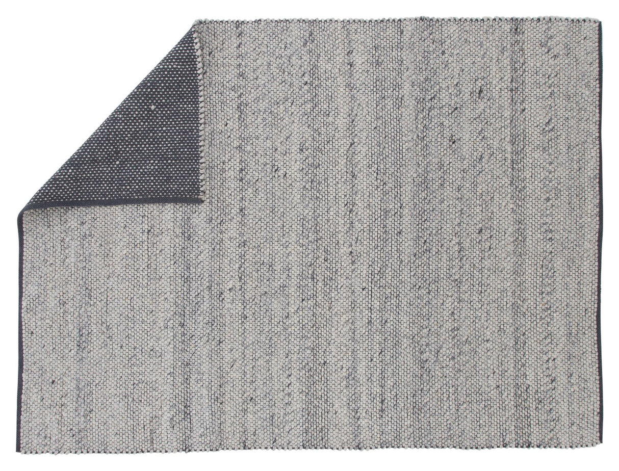 Ganga wool mix carpet, 171x243, Silver gray