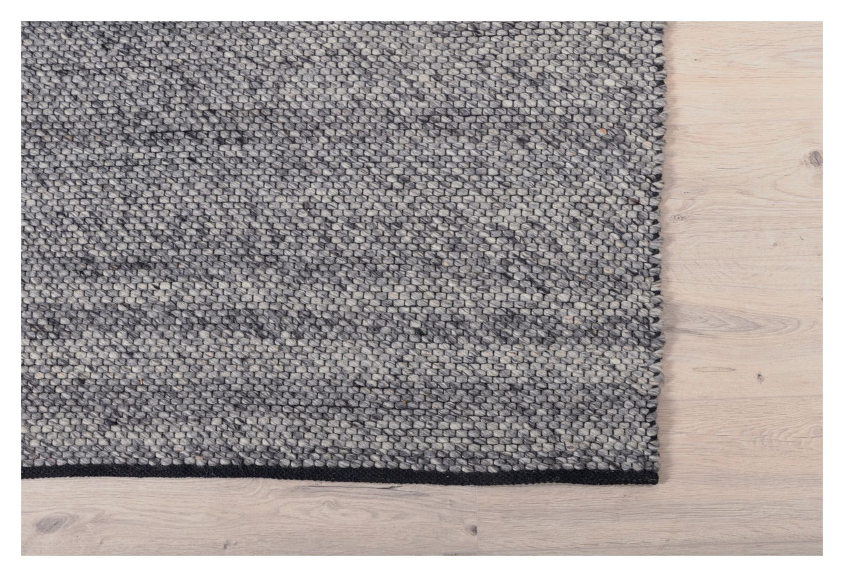 Ganga wool mix carpet, 201x303, Silver gray