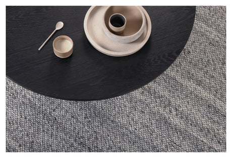 Ganga wool mix carpet, 251x353, Silver gray