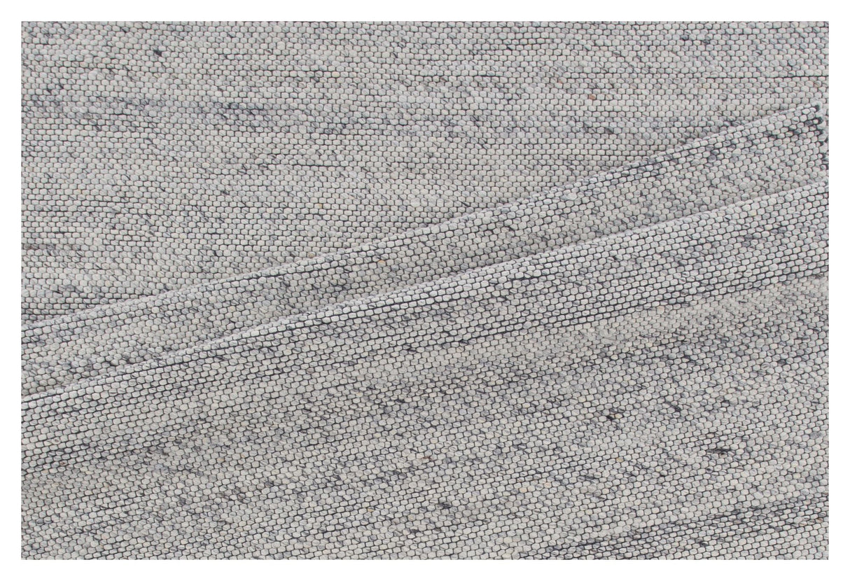 Ganga wool mix carpet, 251x353, Silver gray