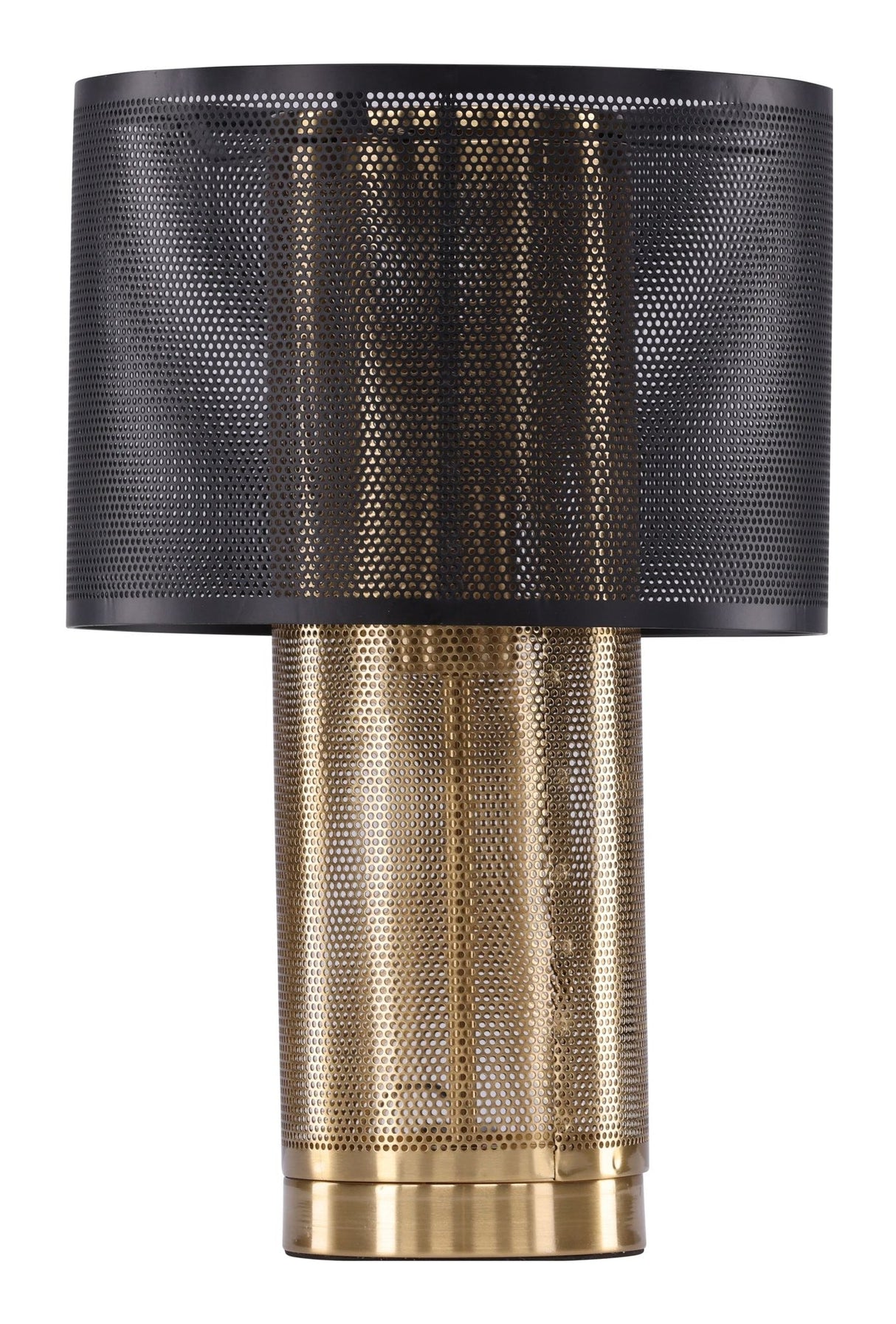 Gap Table Lamp, Iron, Black/Gold metal