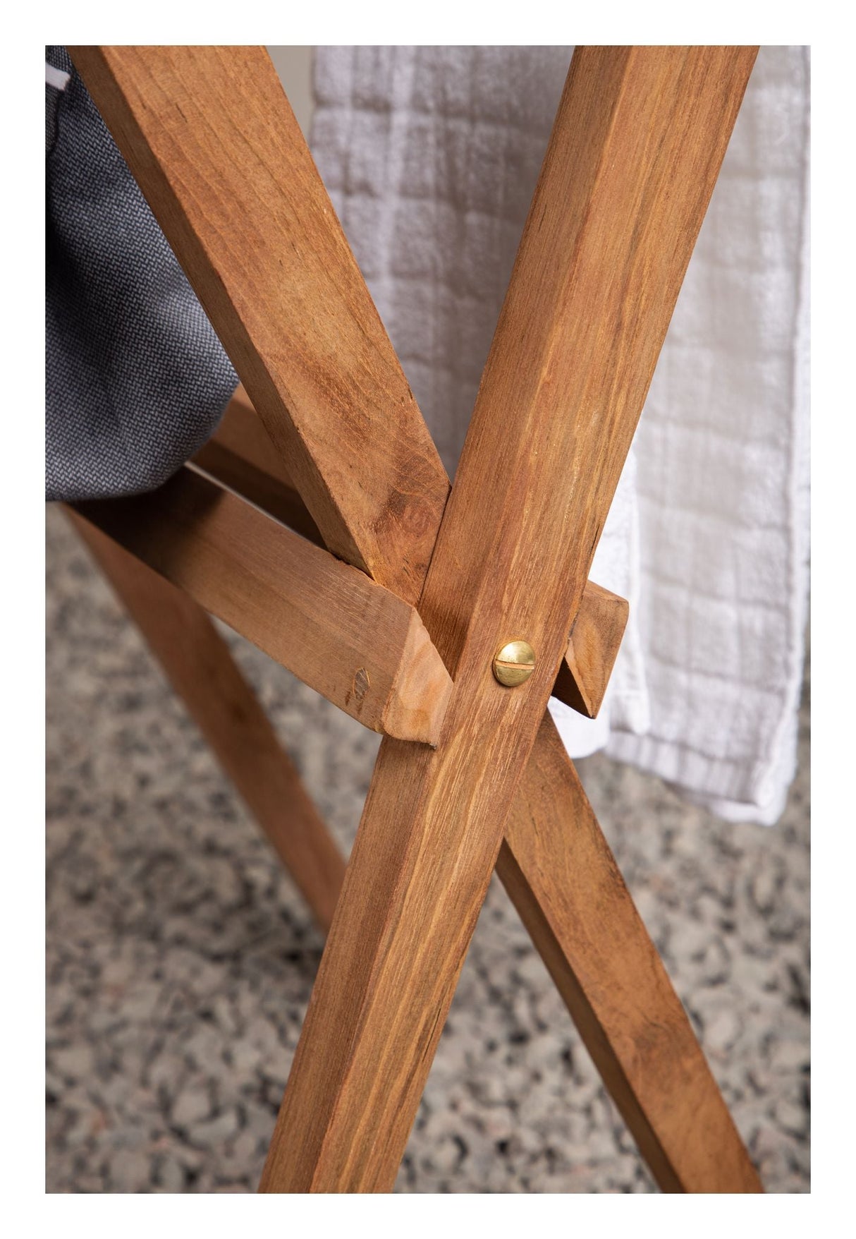 Towel holder 90x45 - Teak