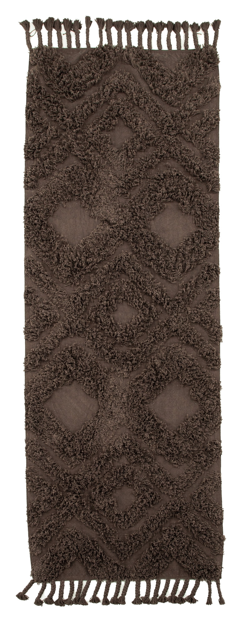 Hilma Cotton Runner, 200x70 - Brown