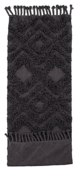 Hilma Cotton Runner, 200x70 - Dark Gray