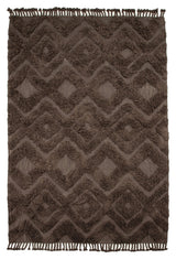 Hilma Cotton Blanket, 300x200 - Brown