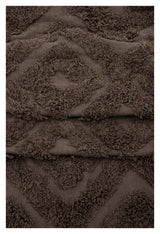 Hilma Cotton Blanket, 300x200 - Brown