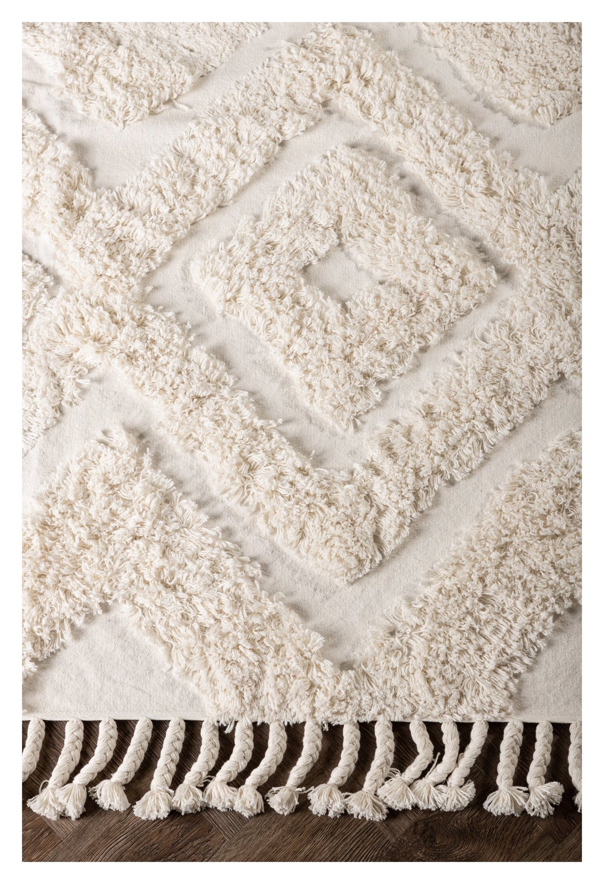 Hilma Cotton Blanket, 300x200 - White