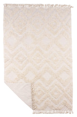 Hilma Cotton Blanket, 350x250 - White