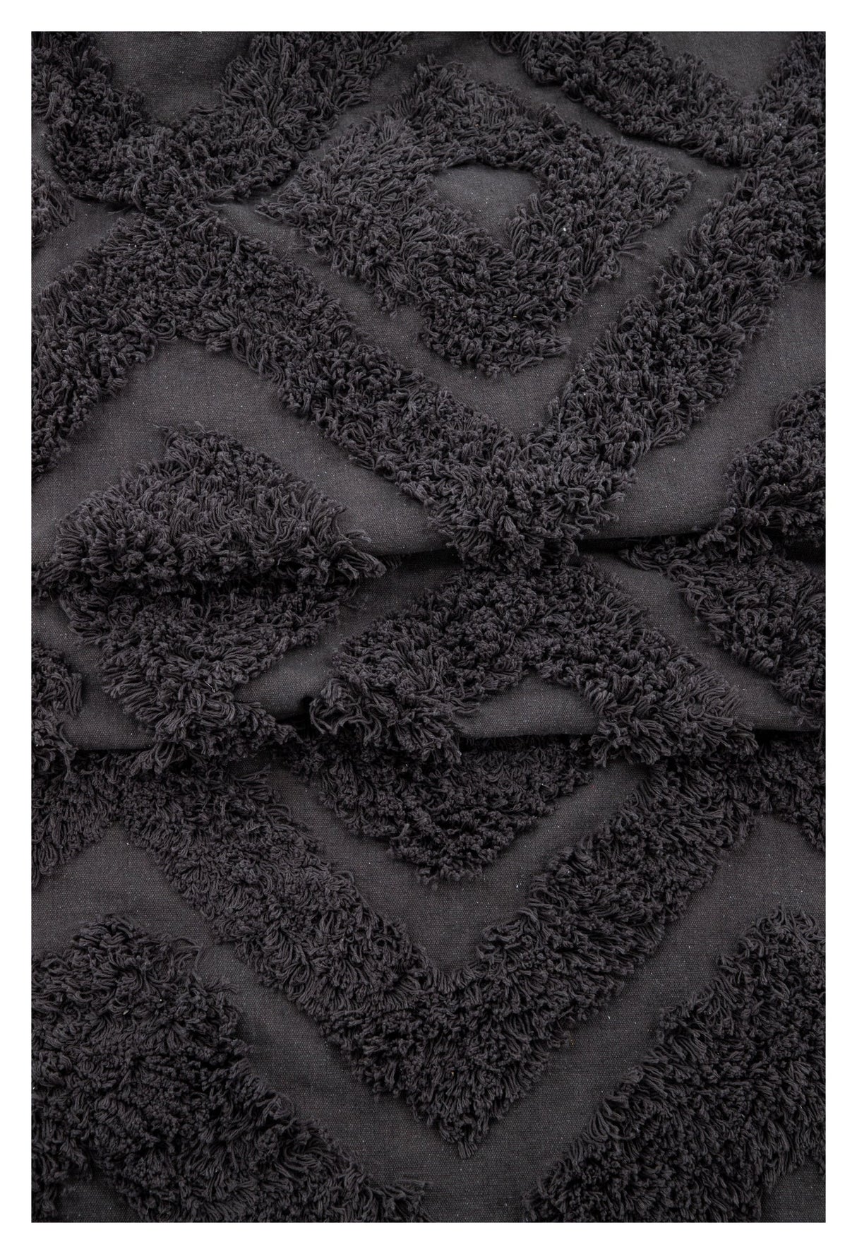 Hilma Cotton Blanket, 350x250 - Dark Gray