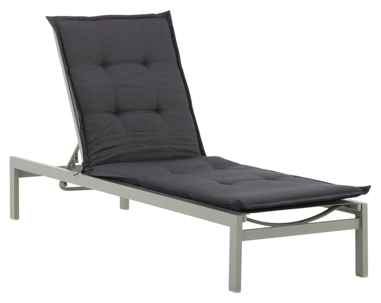 Cushion for sun lounger, Dark gray