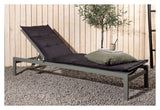 Cushion for sun lounger, Dark gray