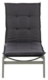 Cushion for sun lounger, Dark gray