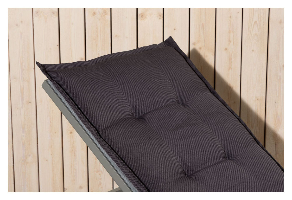 Cushion for sun lounger, Dark gray