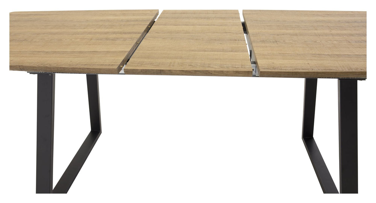 Inca Dining table with bow tie pull-out