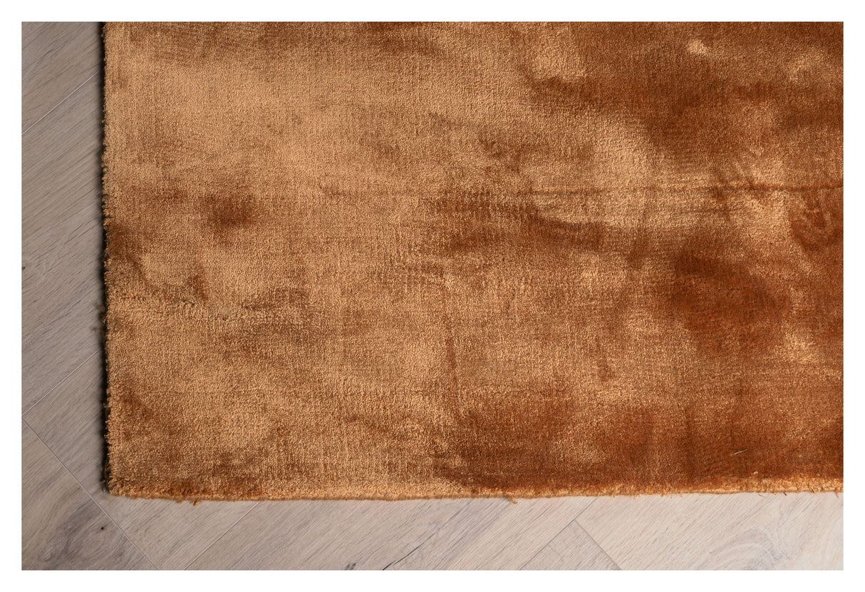 Indra Viscose rug, 171x242, Mustard