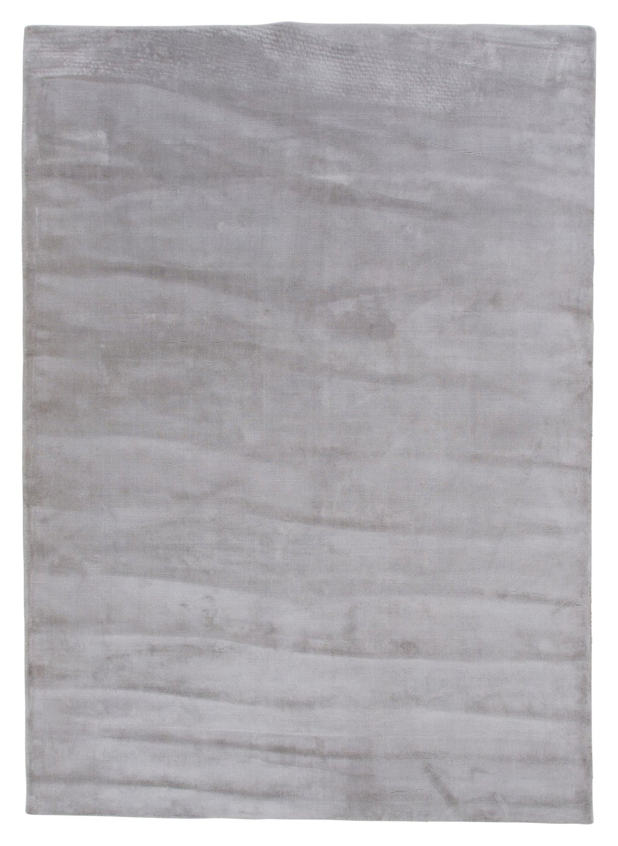 Indra Viscose carpet, 171x242, Silver gray