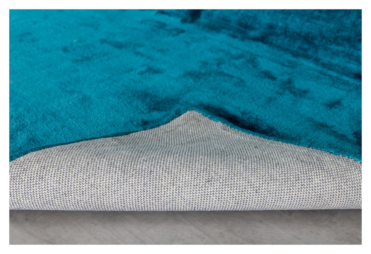 Indra Viscose carpet, 171x242, Turquoise