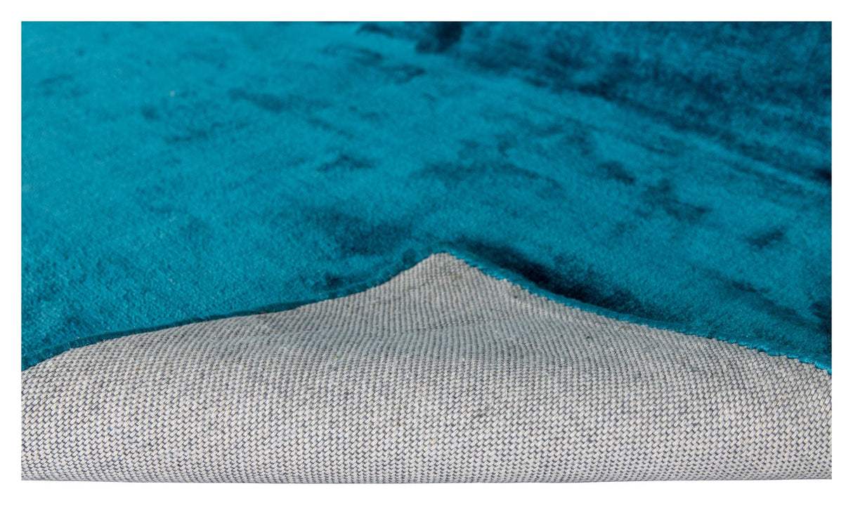 Indra Viscose carpet, 171x242, Turquoise