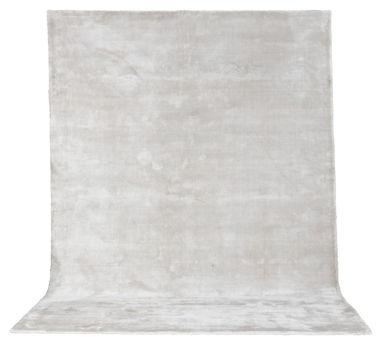 Indra Viscose carpet, 201x301, Silver gray