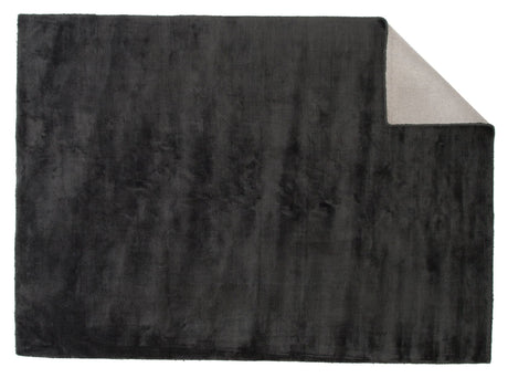 Indra Viscose carpet, 251x352, Dark gray