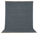 Jaipur wool mix blanket, 170x240, Marine