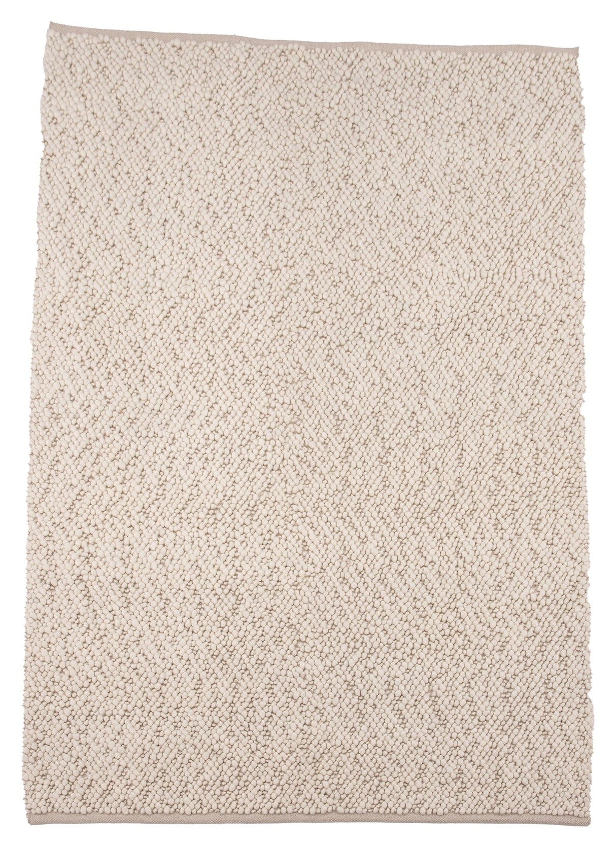 Jajru Wool Blanket, 230x160 - White