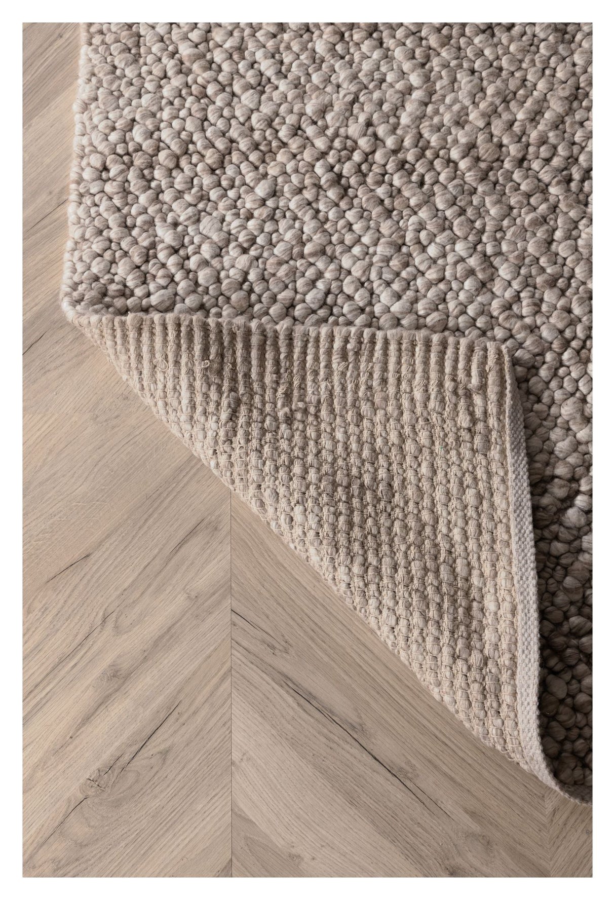 Jajru wool mix blanket, 250x350, Beige