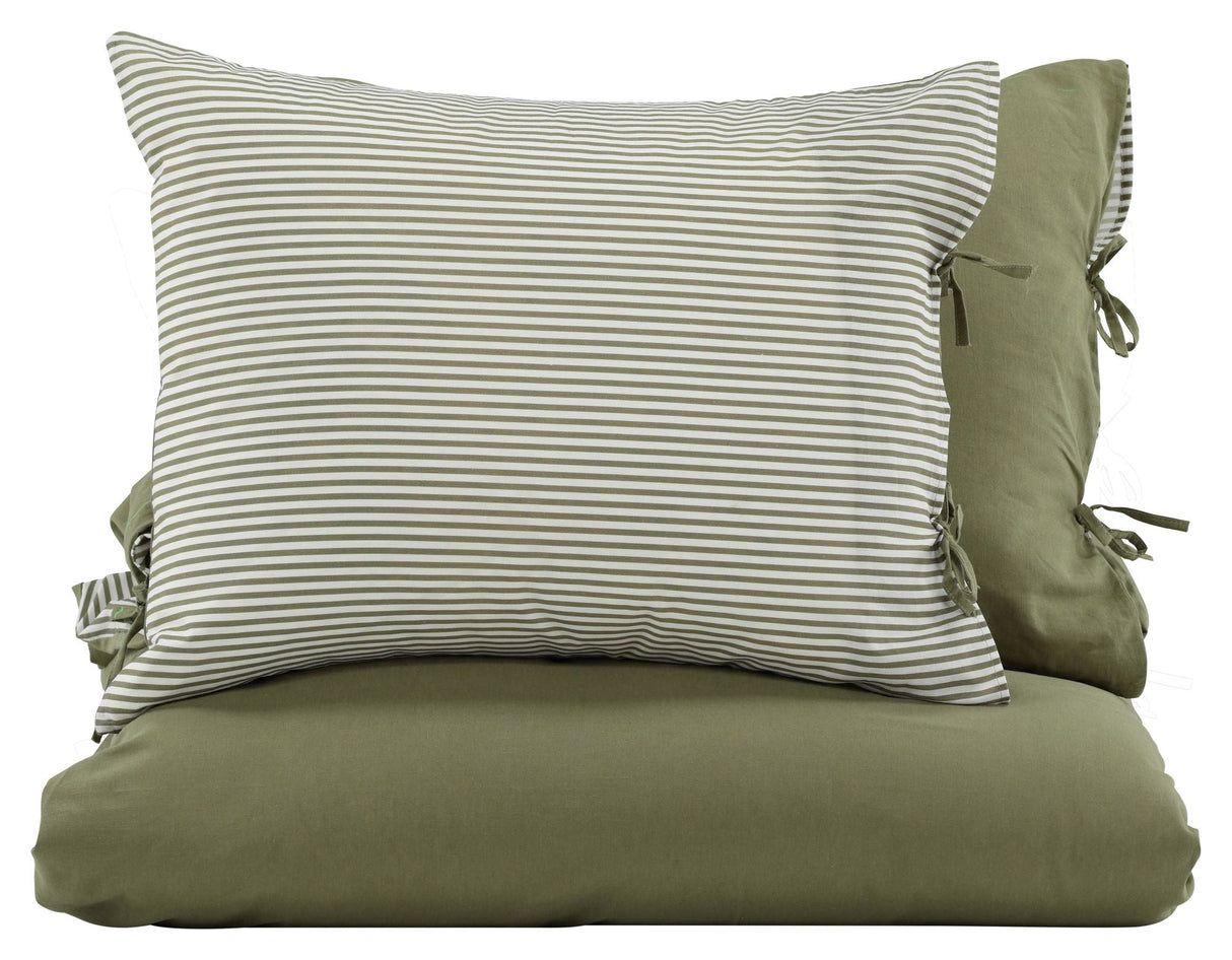 Jenna Bedding 240x220 - Green