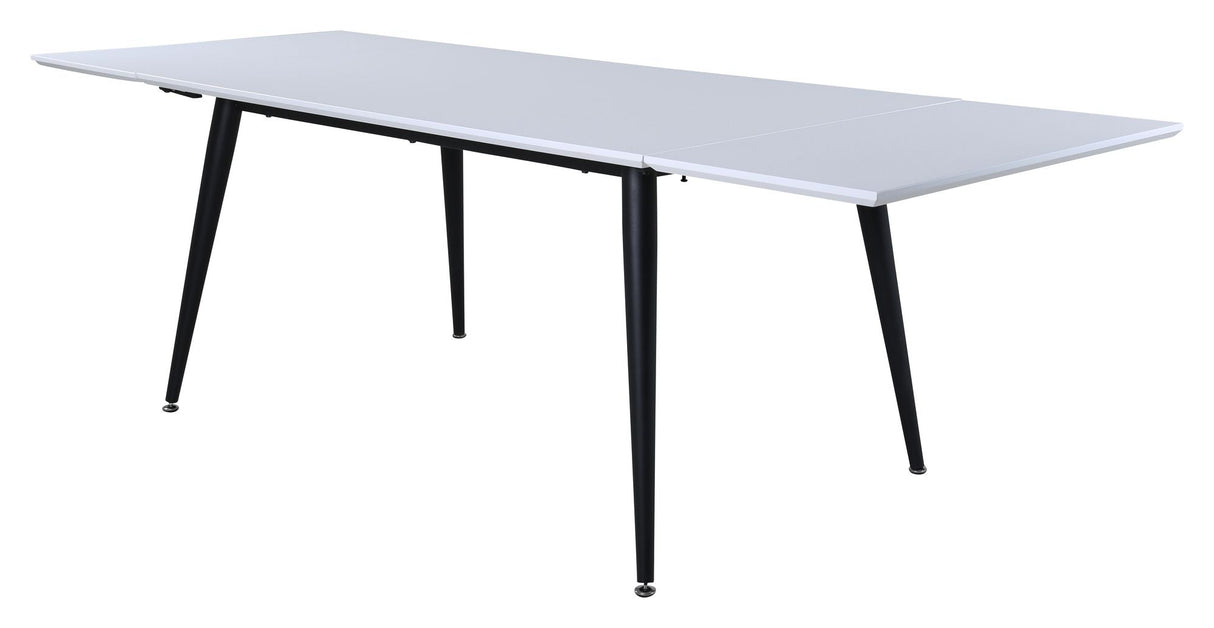 Jimmy Dining Table, 150x90, White/Black