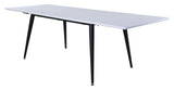 Jimmy Dining Table, 150x90, White/Black