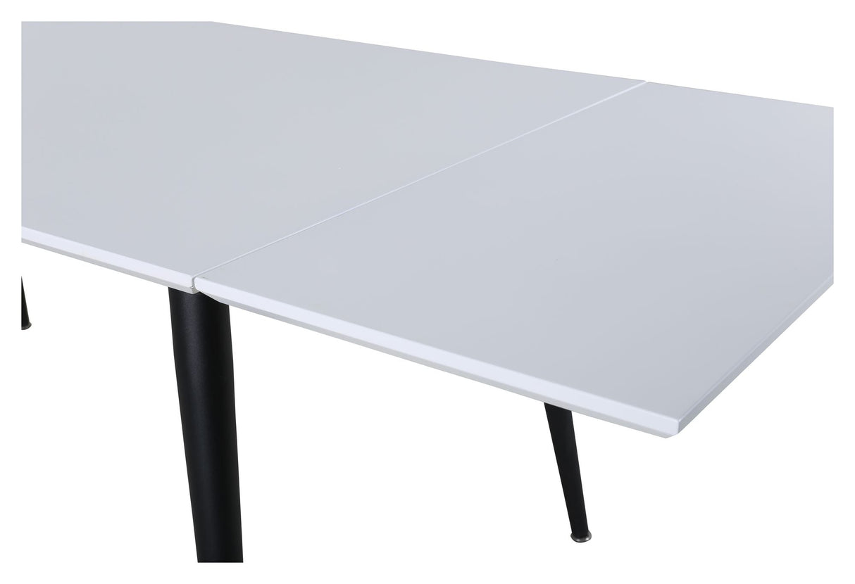 Jimmy Dining Table, 150x90, White/Black