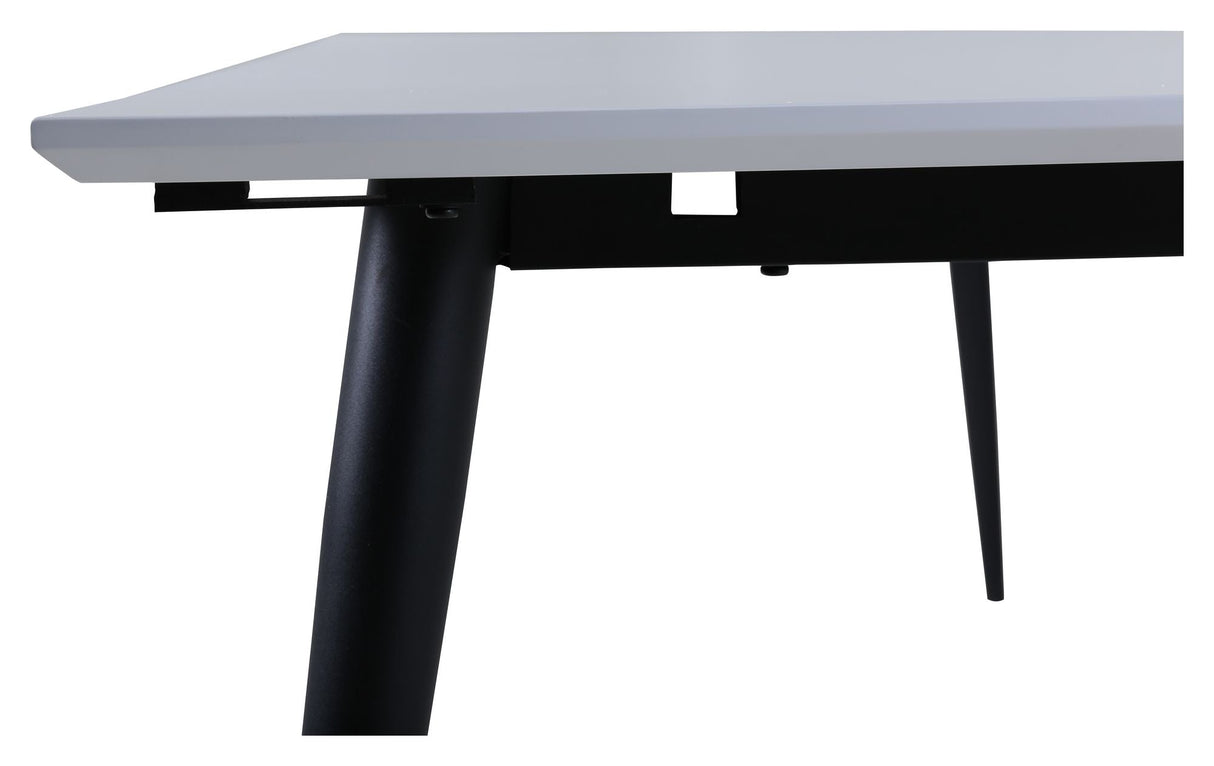 Jimmy Dining Table, 195x90, White/Black