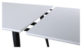 Jimmy Dining Table, 195x90, White/Black