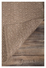 Julana wool mix blanket, 170x240, Brown