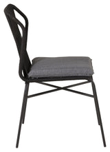 Julian Garden Chair, Black Line, Stackable