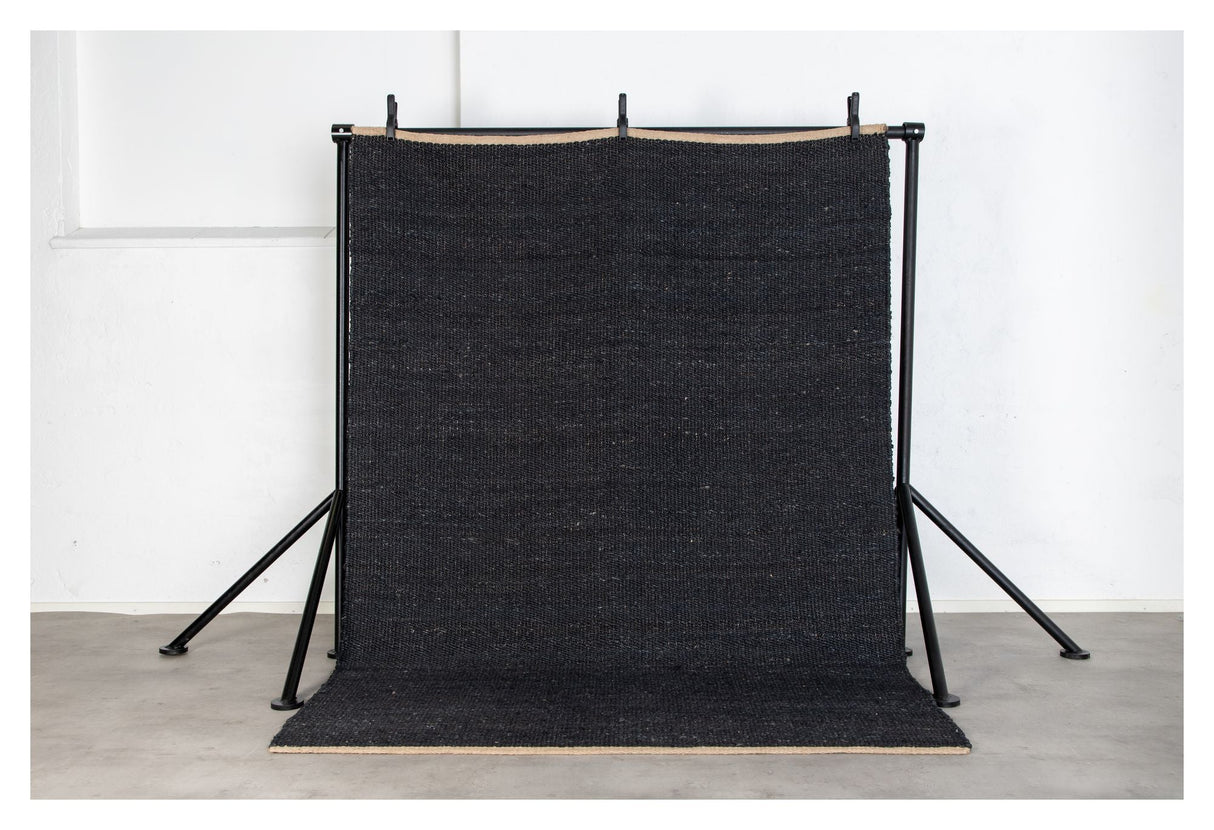 Kali Jute rug, 170x240, Black