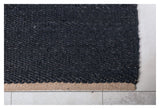 Kali Jute rug, 170x240, Black