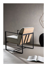 Kansas Lounge Chair, Listen, Offwhite