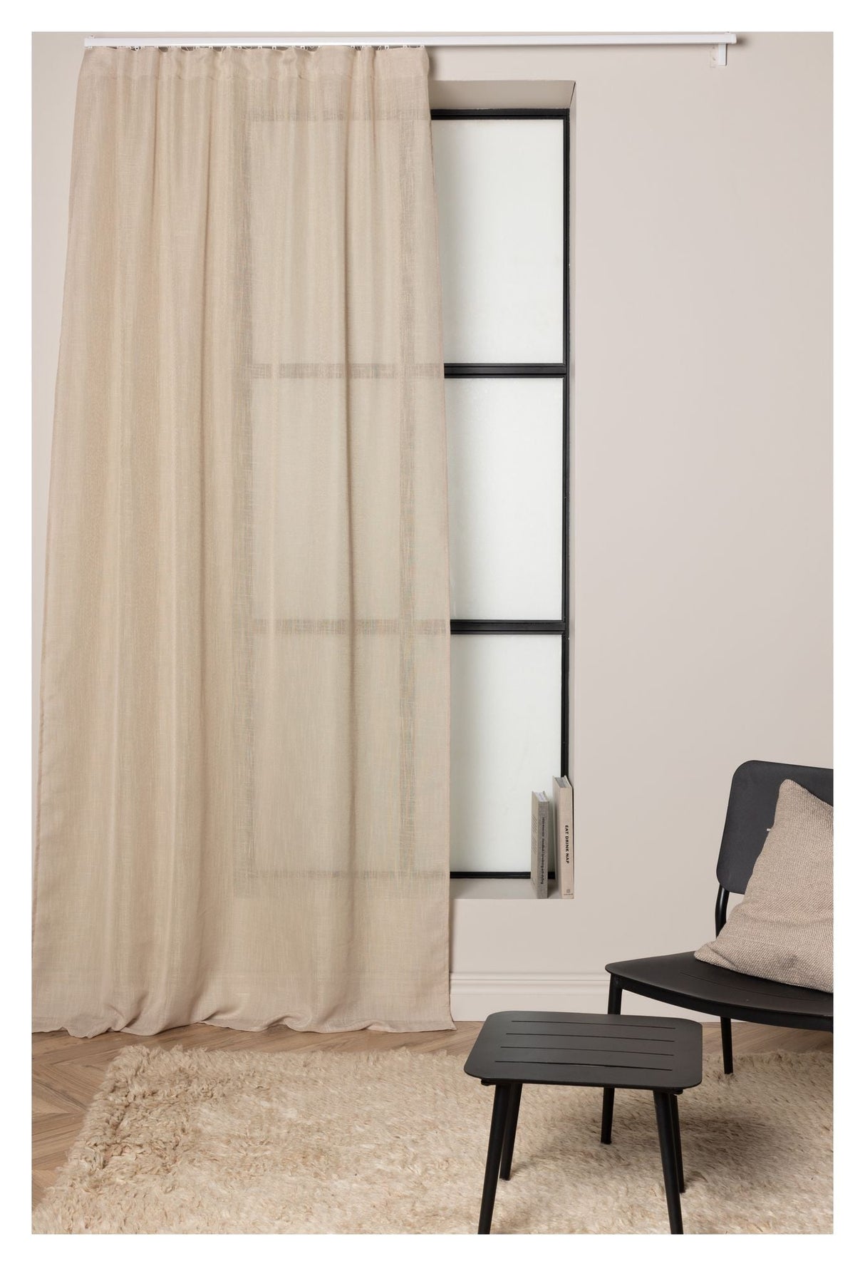 Kaya Curtain 140x290 - Beige