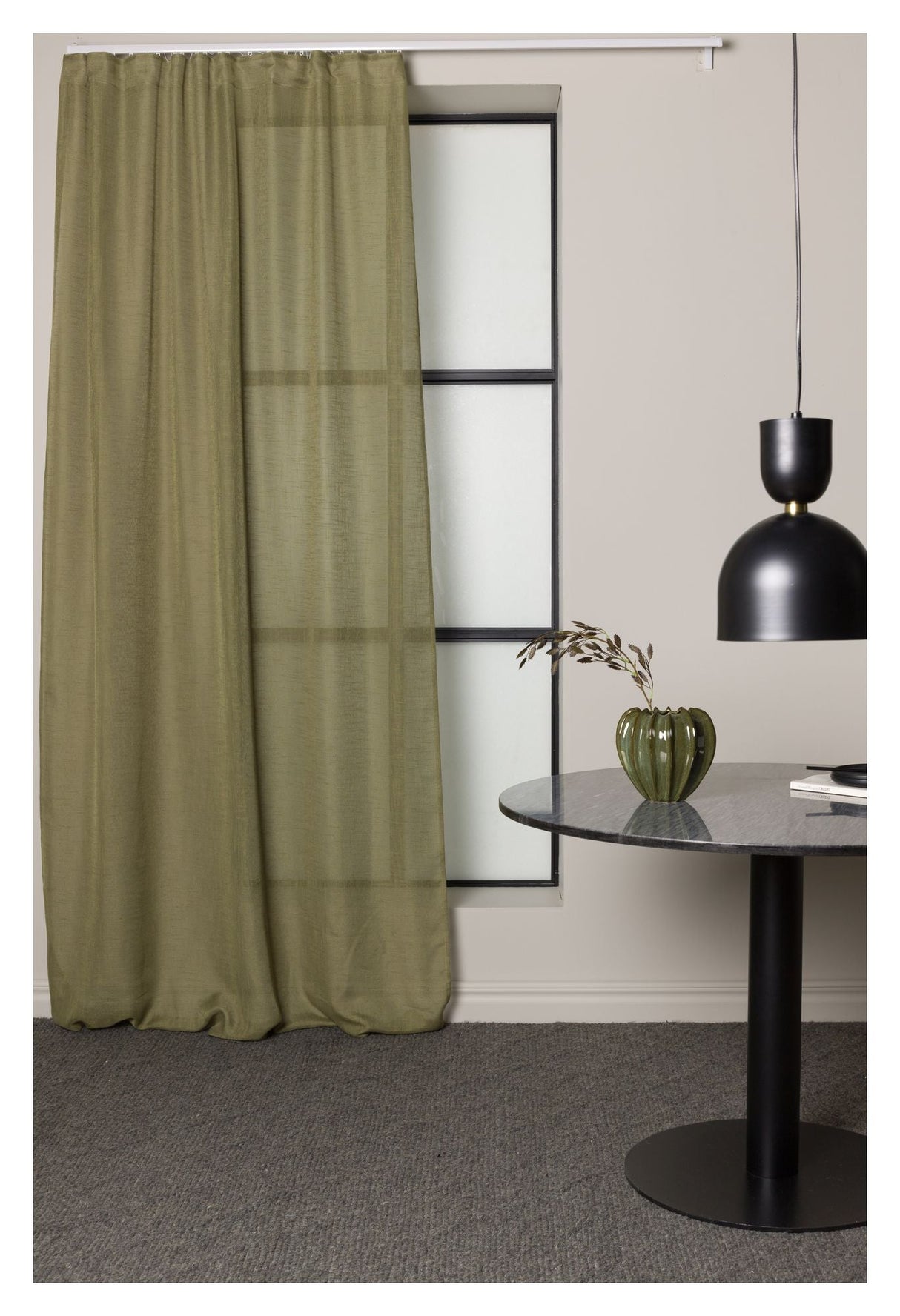 Kaya Curtain 140x290 - Green