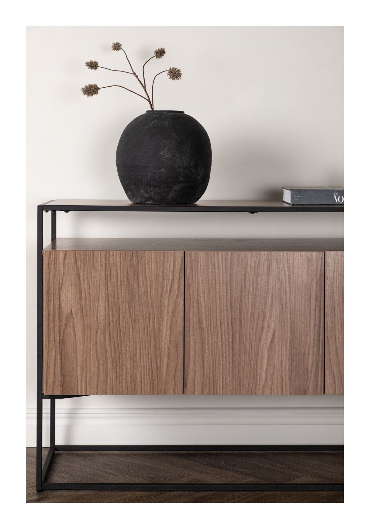 Kingsport Sideboard, Poplar, Walnut