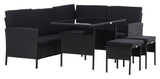 Knock Lounge Sofa - Black Braid