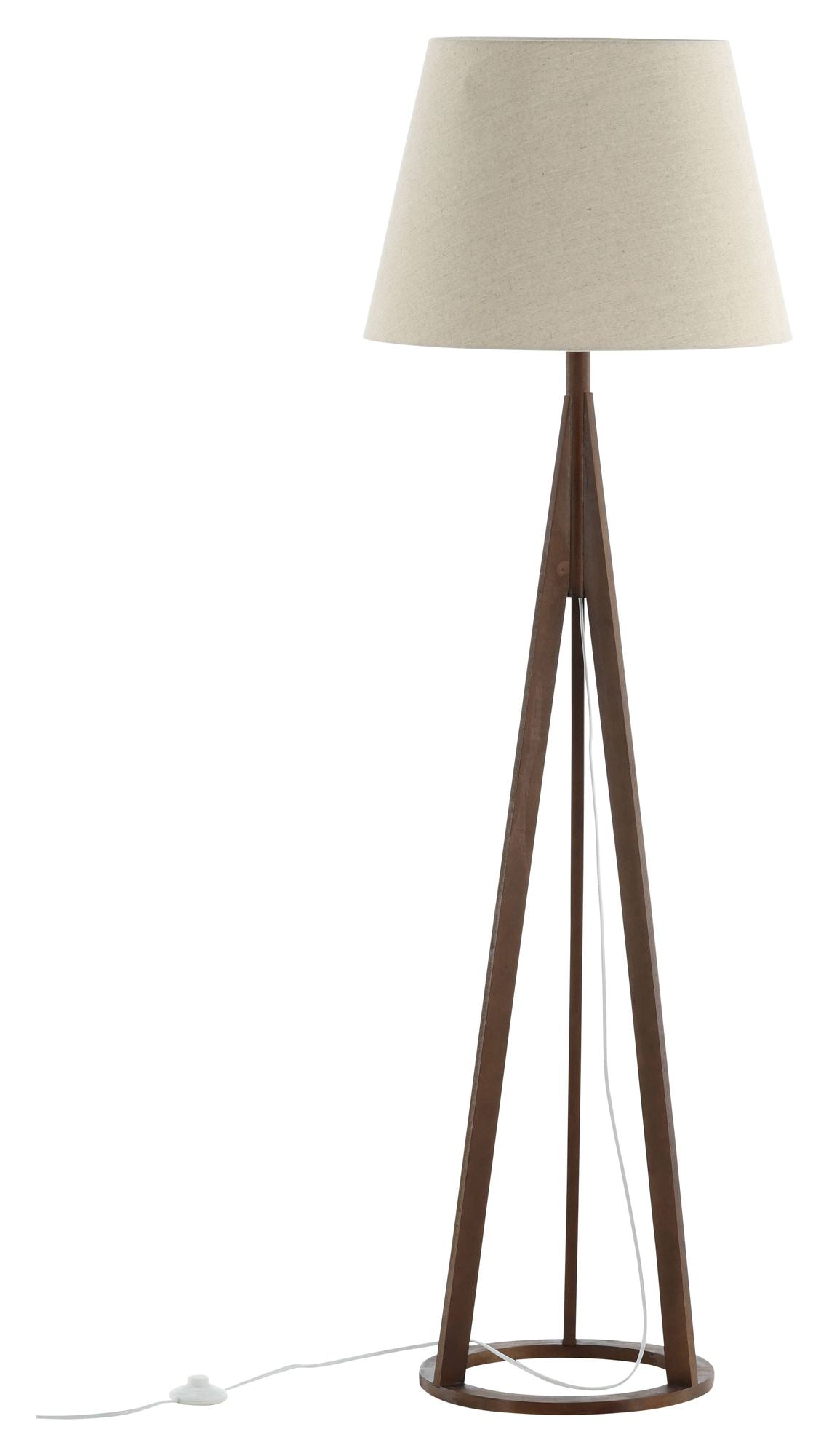 Kona Floor lamp, Espresso/Linen