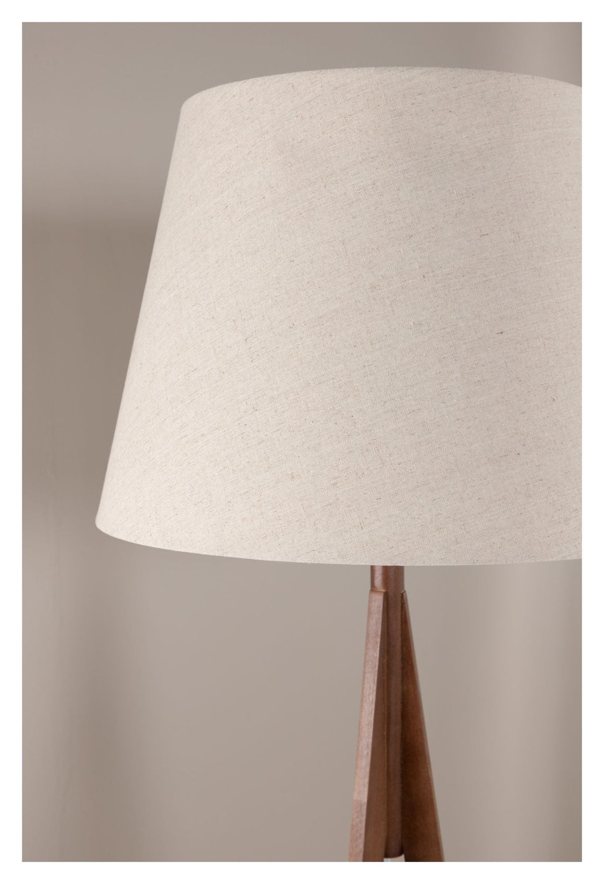 Kona Floor lamp, Espresso/Linen