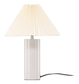 Largin Table Lamp, Iron, Light Gray